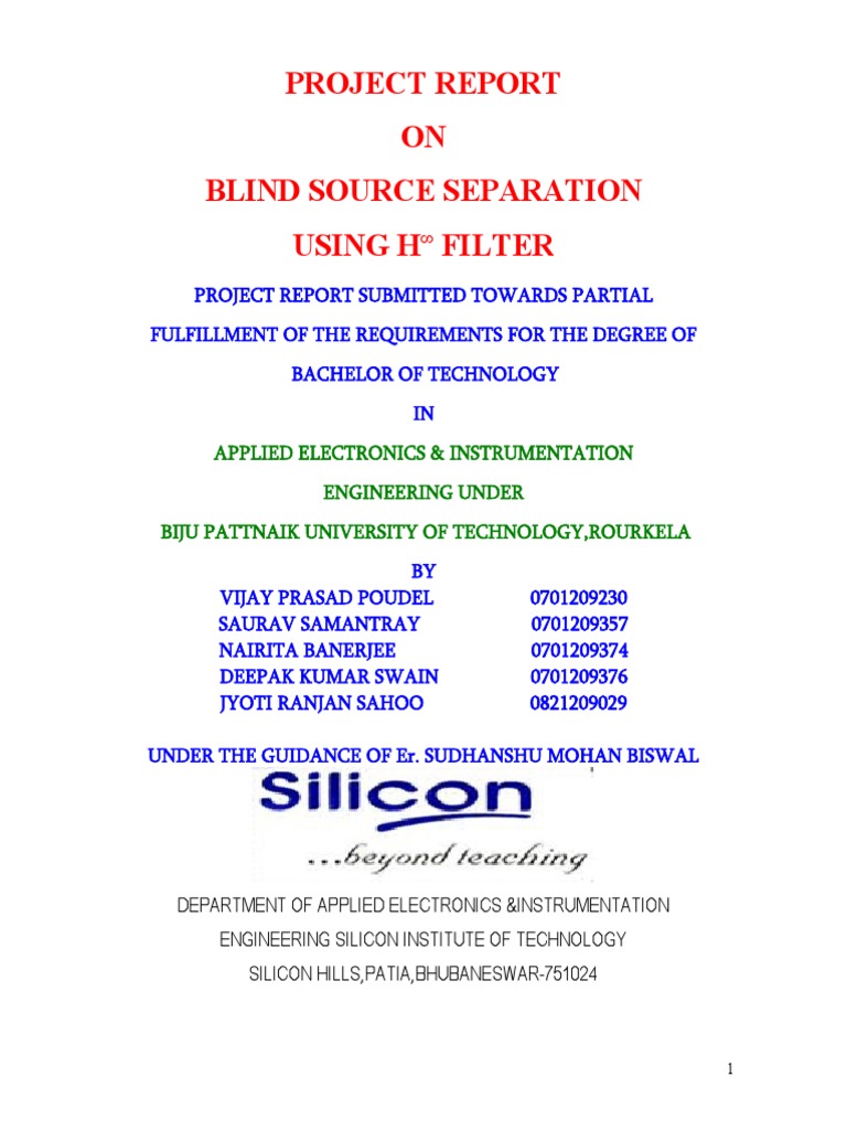 What Is Blind Signal Separation | PDF | Principal Component Analysis ...