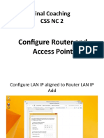 Final Coaching Router AP Configuring
