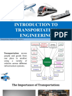 Introduction To Transportation Engineering