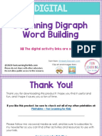 Beginning Digraphs Word Building PDF