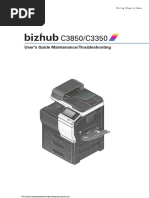 Manual BizHub C3110 | PDF | Equipment