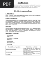Hospital Specialty Subspecialty 2010 15  PDF  Specialty 