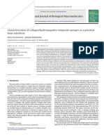 Characterization of Collagen-Hydroxyapatite Composite Sponges As A Potential Bone Substitute PDF