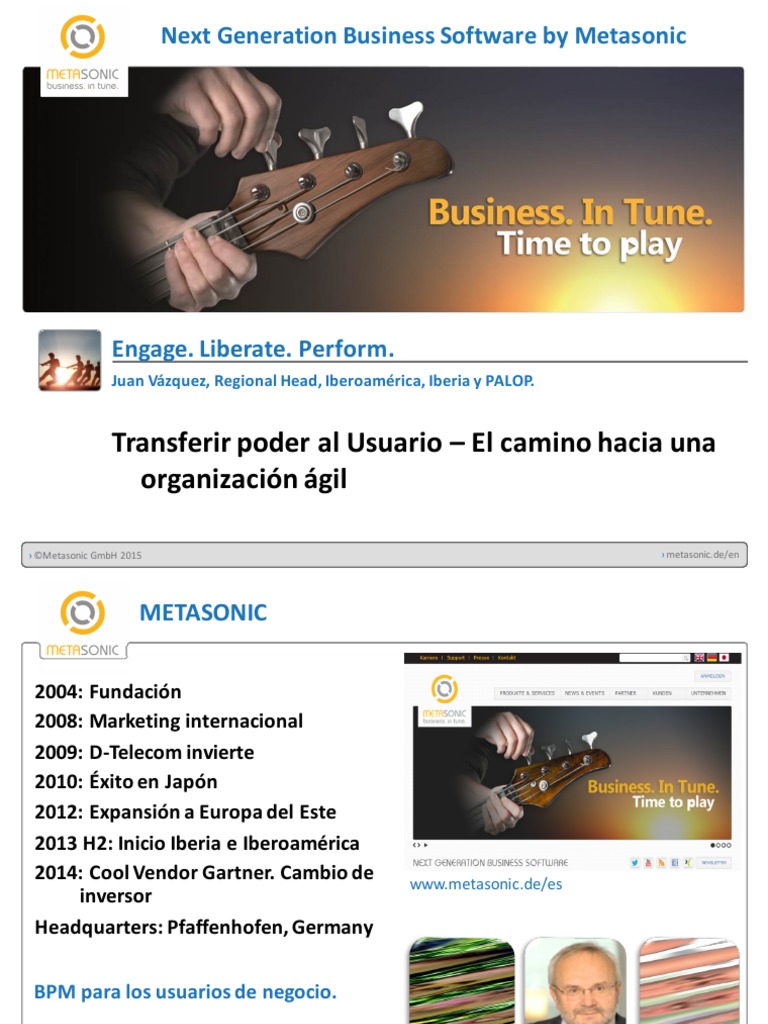 Metasonic Suite 150529 ES V1+resumida | PDF | Comunicación | Ciencia ...