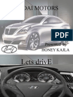 Hyundai Motors: Presented by Honey Kajla