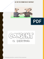 Consent Is Essential For The Formation of Contract