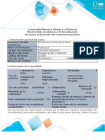 Guía Transitoria para el desarrollo del componente práctico - Laboratorio Biologia Celular y Molecular