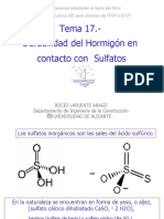 Tema 17.-Durabilidad Del Hormigón en Contacto Con Sulfatos