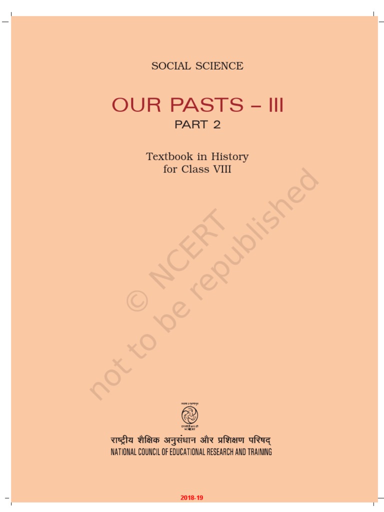 Class 8 History Part 2 PDF PDF Weaving Cotton