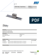 Datasheet Datasheet: Keystone Holder For DIN-Rail, Stainless Steel Keystone Holder For DIN-Rail, Stainless Steel