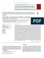 Analytical Quality by Design Development and Control Strategy For A LC Method To Evaluate The Cannabinoids Content in Cannabis Olive Oil Extracts