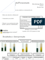 OF- Oxidação e Fermentação