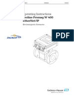 Operating Instructions Proline Promag W 400 Ethernet/Ip: Electromagnetic Flowmeter