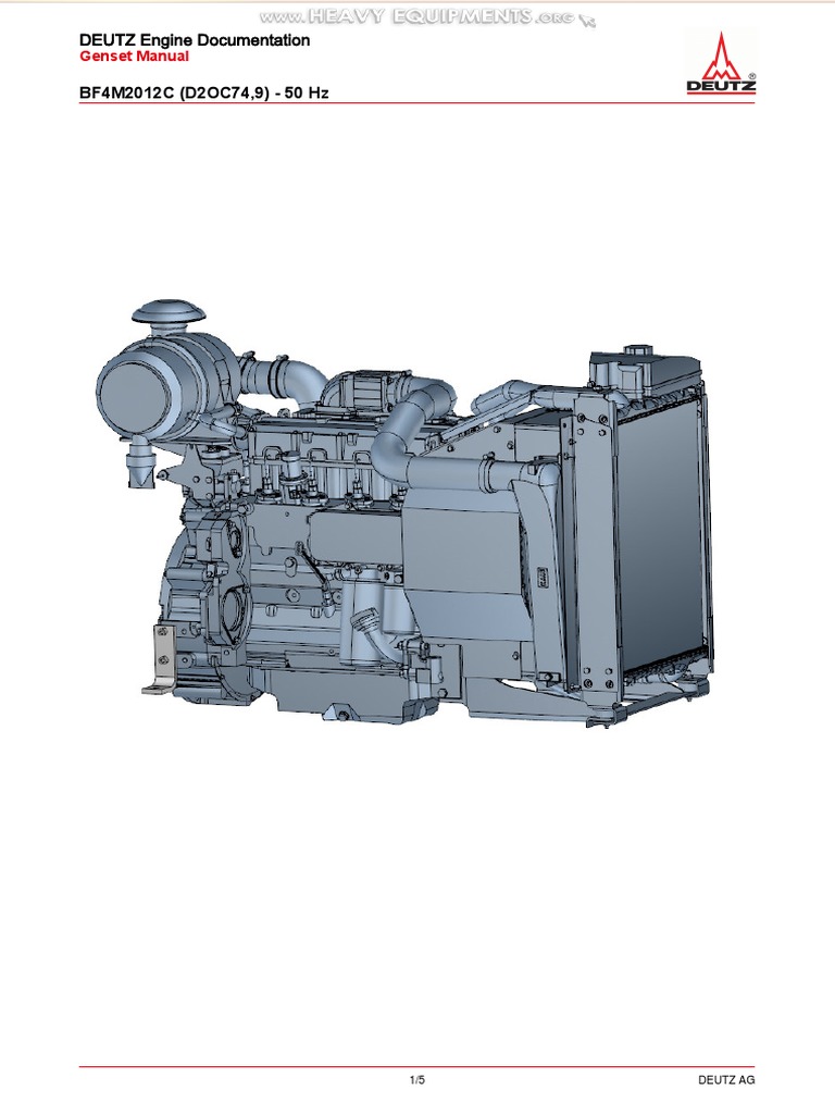 DEUTZ BF4M2012C Engine Specifications | PDF | Engines | Internal ...