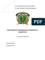 Especialidad en Imagenología Diagnóstica Y Terapéutica