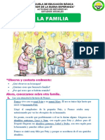 Funciones de La Familia para Segundo Grado de Primaria