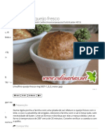 Muffins de Queijo Fresco - Doces & Sobremesas
