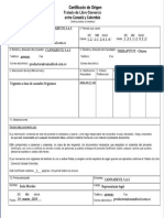Certificación de Origen PDF