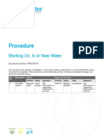 PRO-00714 Corporate Safety - Working On, in or Near Water Procedure