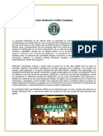 Caso Starbucks Coffee Company