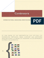 Combinatoria (Variaciones, Permutaciones, Combinaciones)