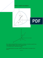 Sistema Coordenado Esférico