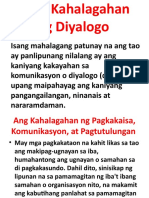 Ang Kahalagahan NG Diyalogo