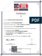 Certificado Bachillerato General Aprobado