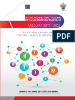 Plan Local de Articulacion Interinstitucional Frente A Los Delitos Patrimoniales Arequipa 2017 2021