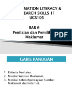 BAB 6 Penilaian   Pemilihan Maklumat.pptx