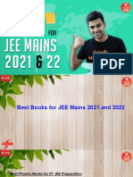 Best Books For JEE Mains 2021 and 2022