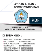 Hakikat Dan Aliran - Aliran Pokok Pendidikan