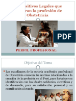 CLASE 1 Dispositivos Legales Que Amparan La Profesión de Obstetricia