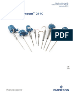 Guía de Inicio Rápido Rosemount 214c Sensor Es Es 191602