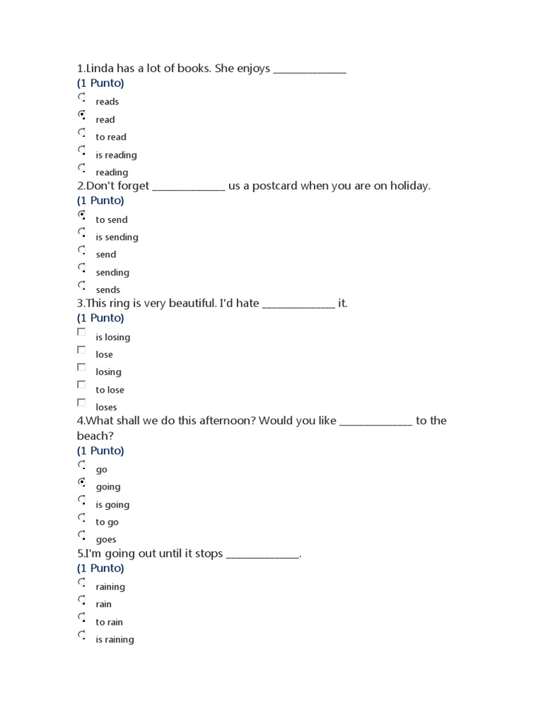 Examen Parcial - Ingles Iv | PDF