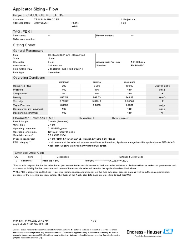 Coriolis Meter Sizing Calculation PDF Flow Measurement Viscosity