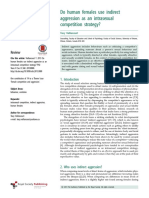 Do Human Females Use Indirect Aggression As An Intrasexual Competition Strategy?