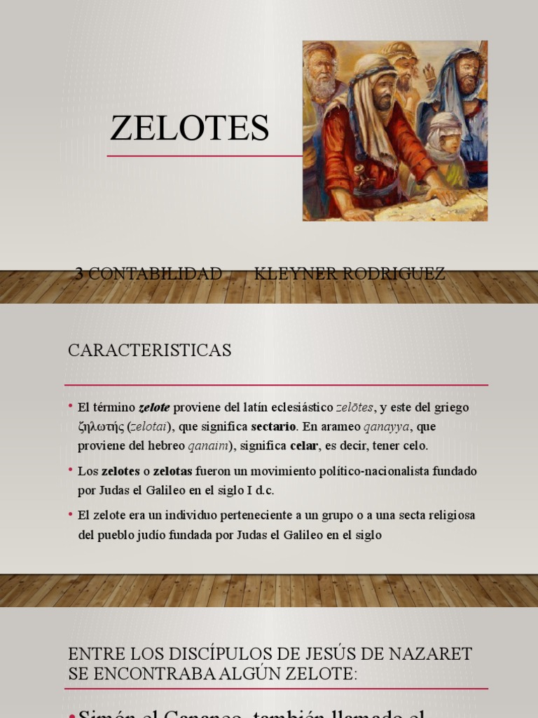 Características de los Zelotes | PDF | Religión y espiritualidad