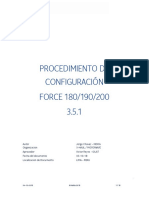Procedimiento de Configuracion Force 180 - 190 - 200 - 031018 PDF