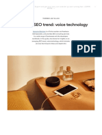 Emerging SEO Trend: Voice Technology