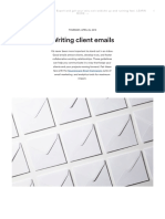 Writing Client Emails - Squarespace