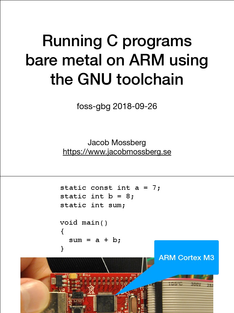 Bare Metal C on ARM with GNU Toolchain | PDF | Software Engineering ...