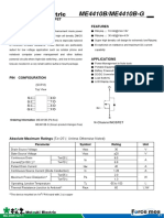 ME4410B/ME4410B-G: N-Channel 30-V (D-S) MOSFET