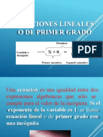 Ecuaciones Lineales