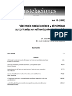 Violencia Socializadora y Dinamicas Autoritarias en El Horizonte de La Crisis PDF