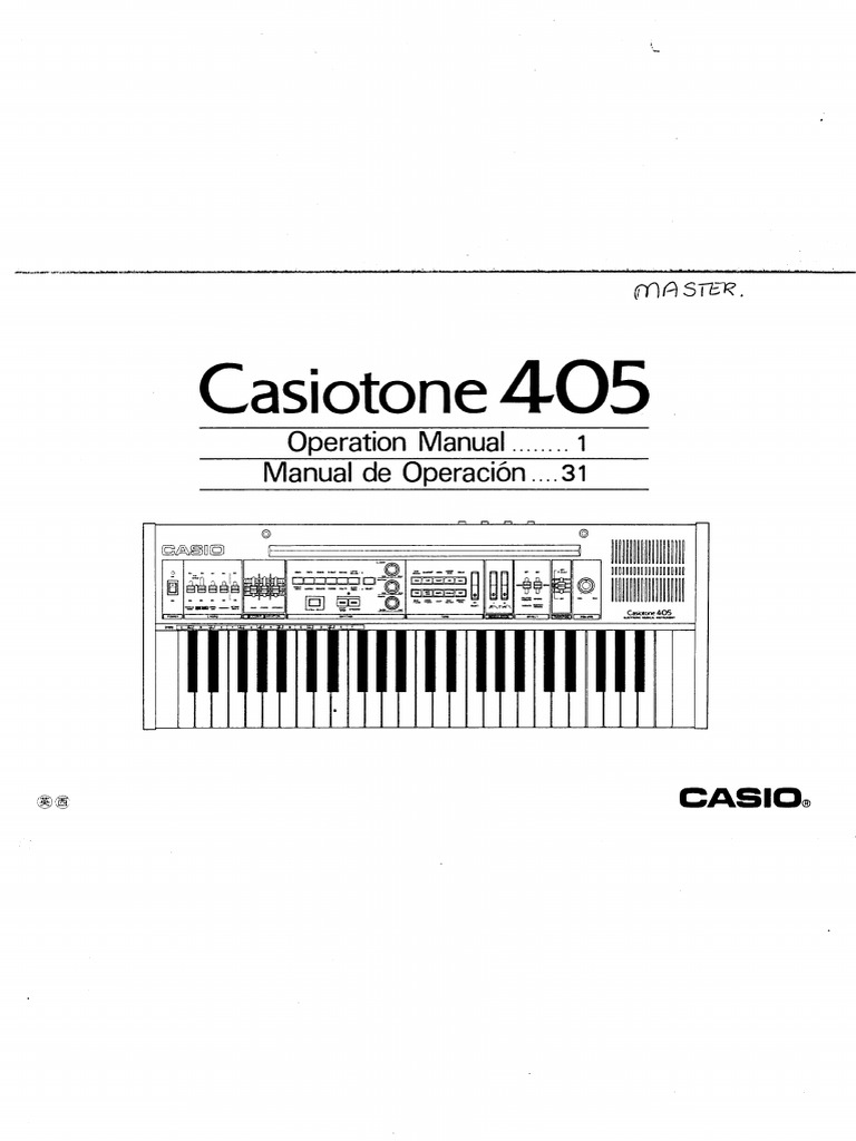 Casio 2024 casiotone 405