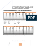 Ejercicios en Excel de diatribucion de frecuencia