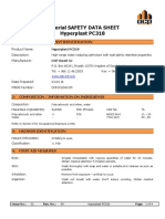 Hyperplast PC318 MSDS BH PDF
