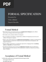 FORMAL SPECIFICATION Revised