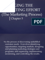 Chapter 5 MANAGING THE MARKETING EFFORT